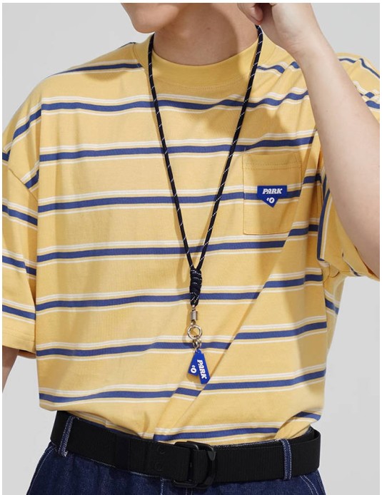O3PARK original Japanese accessories mountain knot RELX relax lanyard protective cover grapefruit hanging chain halter neck