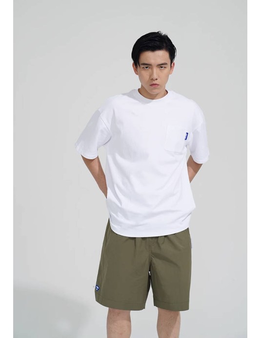 O3PARK thin Japanese cityboy sports pants drawstring casual pants elastic loose versatile shorts three-quarter pants