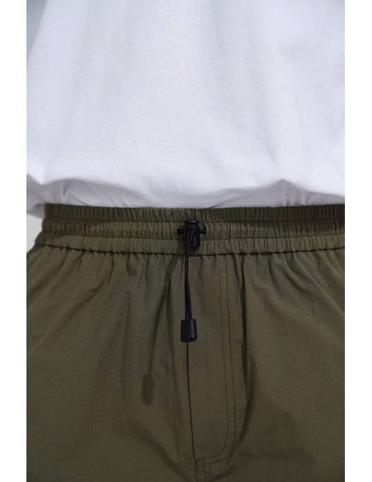 O3PARK thin Japanese cityboy sports pants drawstring casual pants elastic loose versatile shorts three-quarter pants