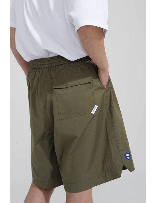 O3PARK thin Japanese cityboy sports pants drawstring casual pants elastic loose versatile shorts three-quarter pants