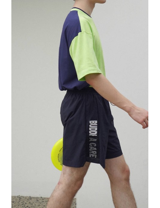 O3PARK American quick-drying sports pants outdoor camping casual pants cityboy micro-elastic elastic waist mesh shorts