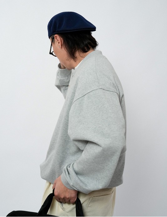 Cleanfit  Henley Collar College Sweater