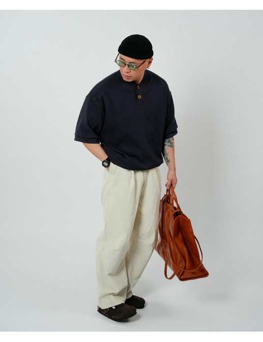 Academic Style Heavyweight Polo Tee