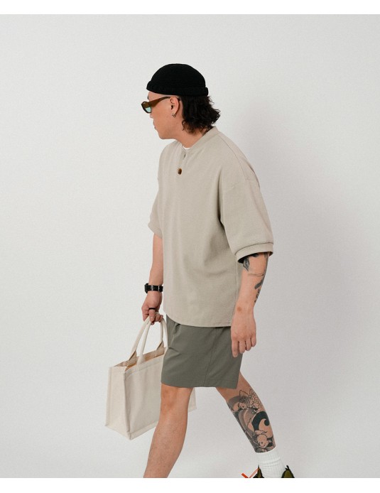 Academic Style Heavyweight Polo Tee