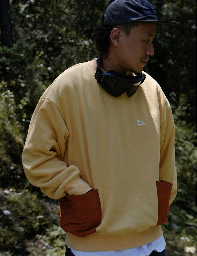 Collage Contrastin Coloer sweater