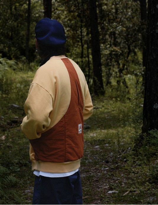 Collage Contrastin Coloer sweater