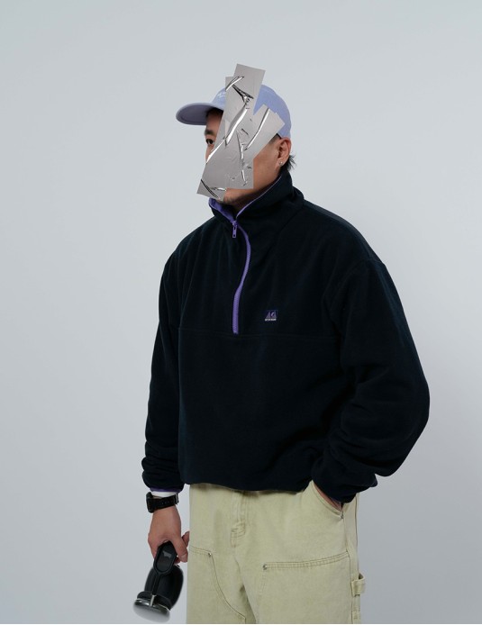 Polar Fleece High Neck Sweater