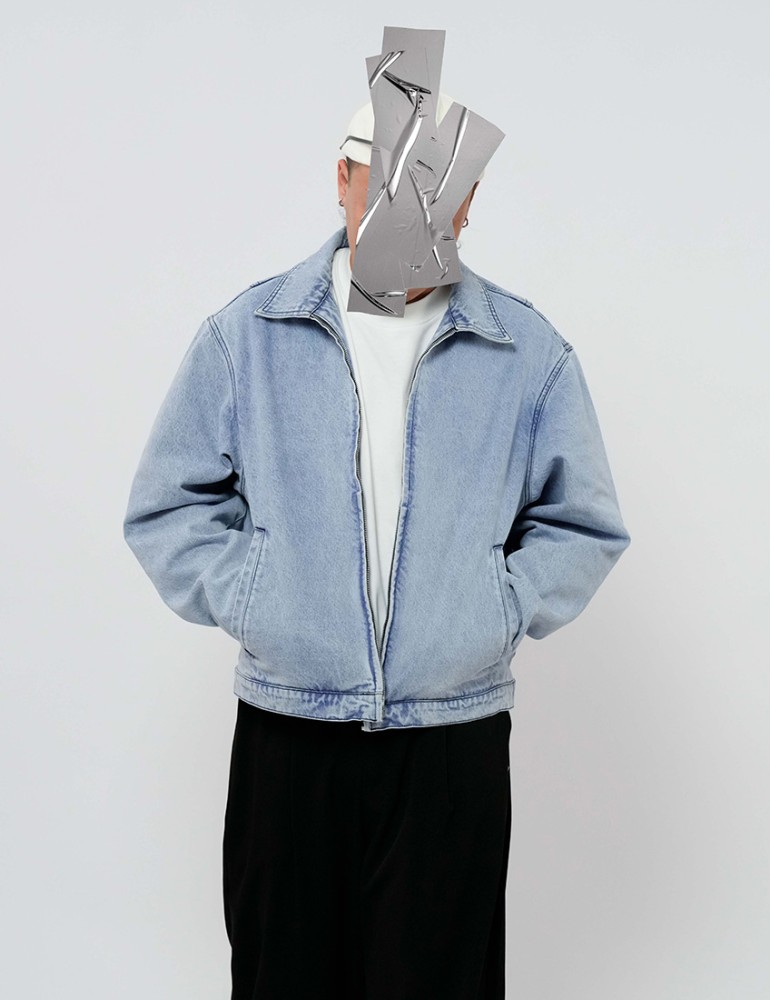 Detroit Cargo Denim Jacket 