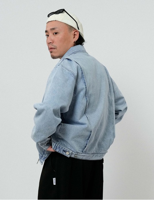 Detroit Cargo Denim Jacket 