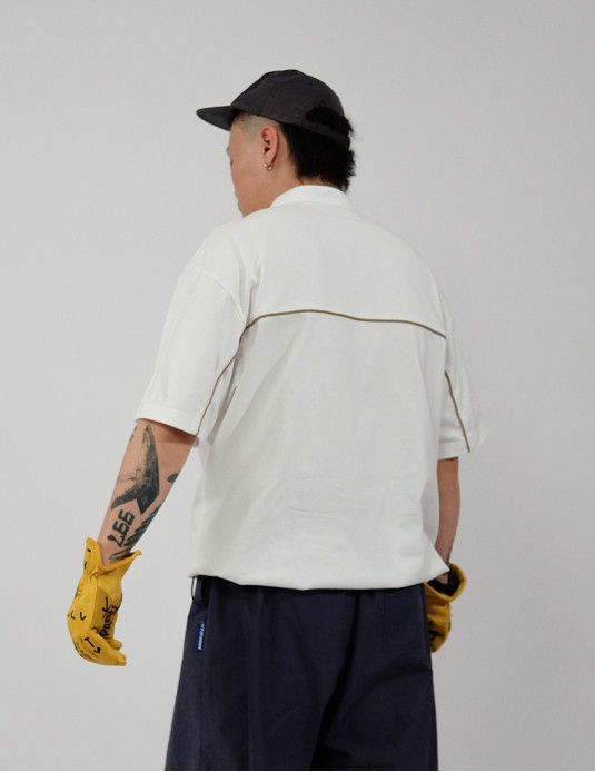 Henley Collar Relaxed Tee