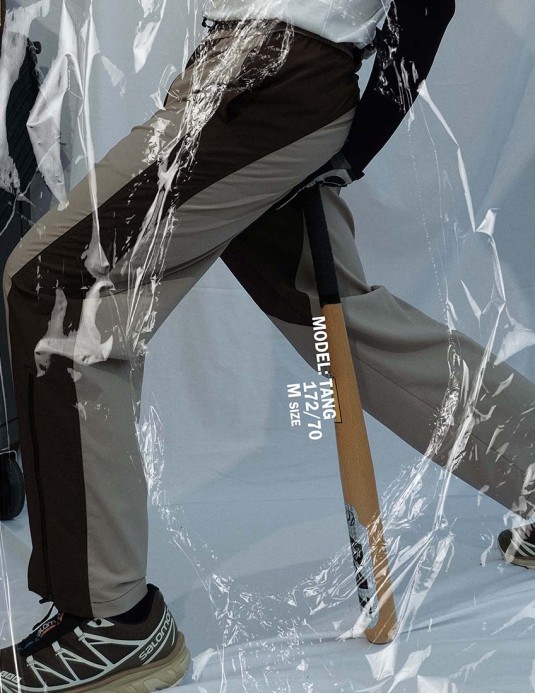 Relaxed Quick-Drying Contrasting Color Pant