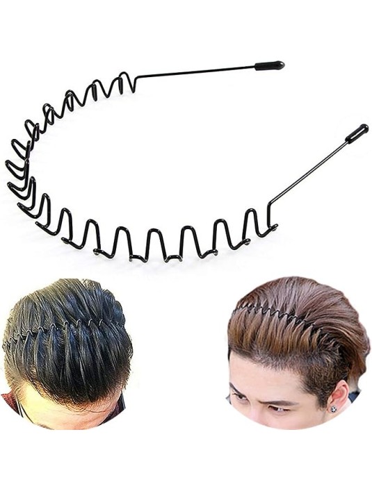 O3PARK Men's Hoop Clips Accessories Simple Elastic Non Slip Head Headwear