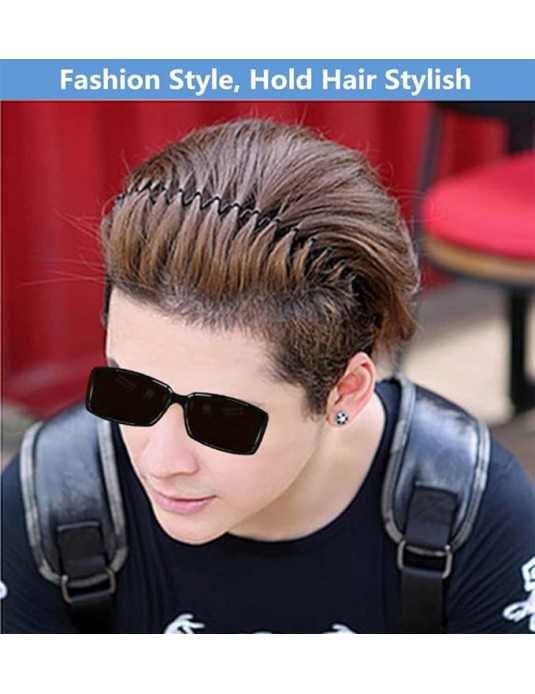 O3PARK Men's Hoop Clips Accessories Simple Elastic Non Slip Head Headwear