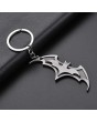 O3PARK Bat Symbol Key Chain Zinc Alloy Keychain Bat Shape Metal Key Ring Tag for Your Autos, Home or Boat